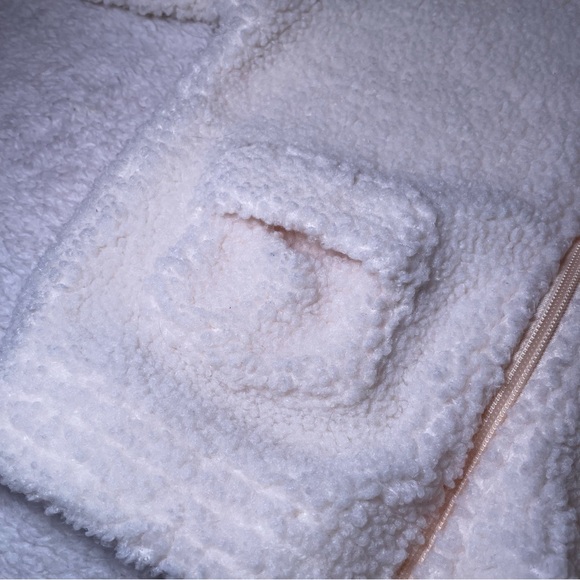 Adidas Kids Cozy White Hoodie - Picture 3 of 10